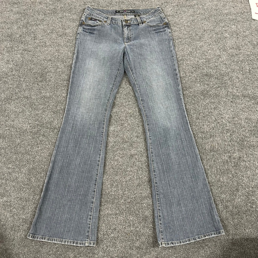 DKNY Jeans Denim Womens Size 7 Blue Bootcut Flared Stretch Medium Wash Casual
